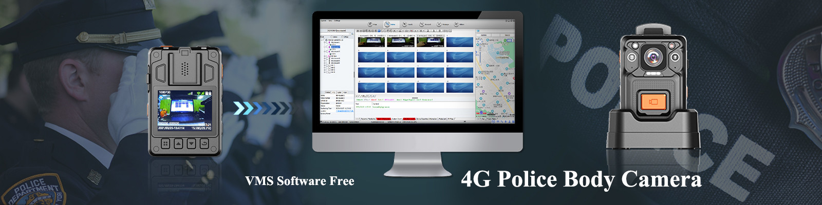 4G lichaam Versleten Camera