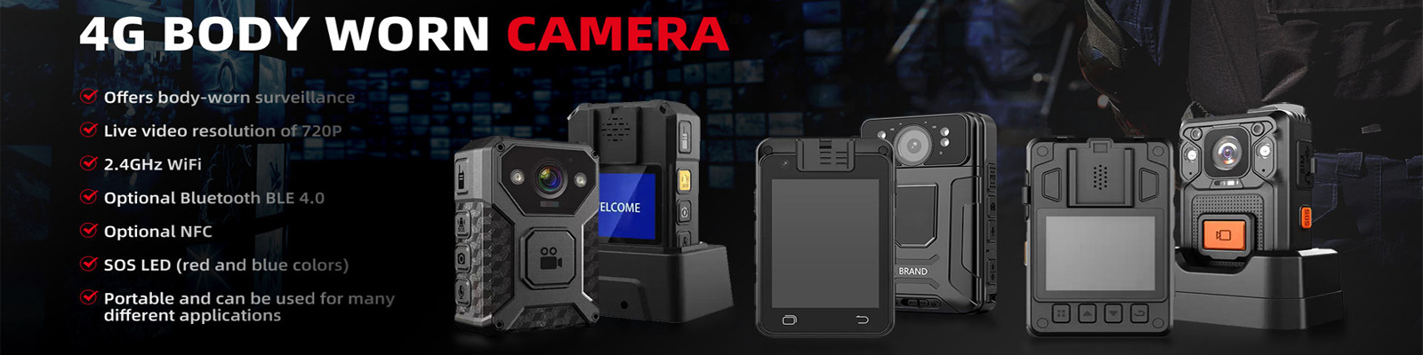 4G lichaam Versleten Camera