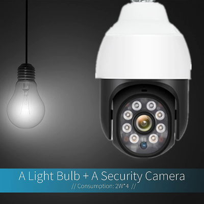 360 Graade27 van de LEIDENE de Volledige Camera van de de Kleuren1080p WiFi Gloeilamp Lampptz IP Camera