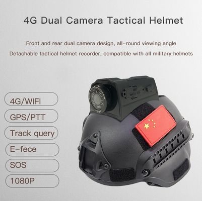 4G Tactische Helmcamera Dubbele Lens 1080P Live Streaming