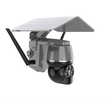ABS 4g Wifi van 5V 2A Veiligheidscamera, de Camera Zonne Vuurvast van 4g Ptz