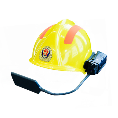 De de Bouwvakkercamera van brandweermanlive video safety helmet camera zet Gasopsporing op