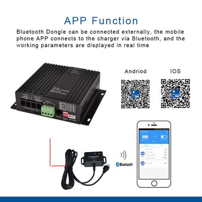 12V 30A DC-batterijlader Aluminm-materiaal voor RV-bootjacht: