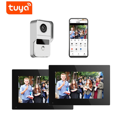 Het draadloze IP van de de Deurtelefoon van WIFI Videosysteem van de Deurbelintercom 1080P telegrafeerde de Visie van de Cameranacht