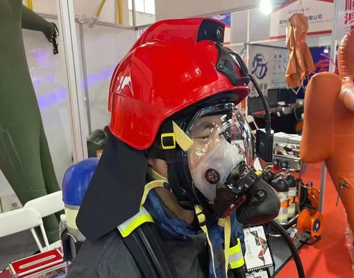 Brandweerhelm ABS IR warmtebeeldcamera SOS-waarschuwing met opdrachtsoftware VMS