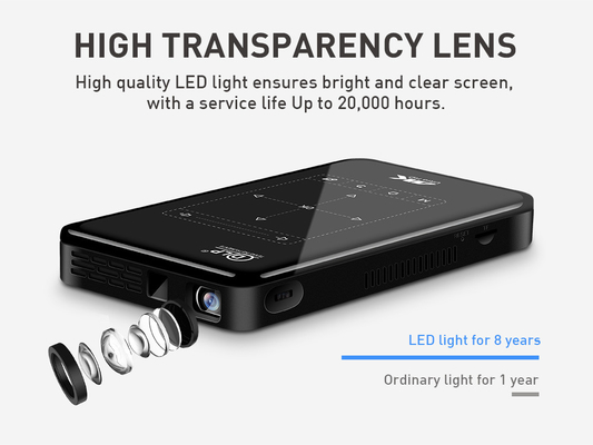 LCD Draagbare Video het Beeldgrootte van de Projector 30-120 Duim voor Home Theater-Vertoning