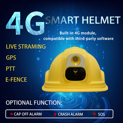 van de de Veiligheidshelm van 1080P Prosonal de Camerasteun 4G 3G WIFI GPS en Bluetooth Android