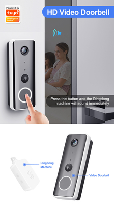 PIR Detection Smart Home Doorbell met 3mm Brandpuntsafstandf2.0 Lens en Stemcontrole
