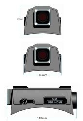 205g Draagbare beveiligingshelmcamera 3G 4G Wifi 4000mAh Tactische helmrecorder