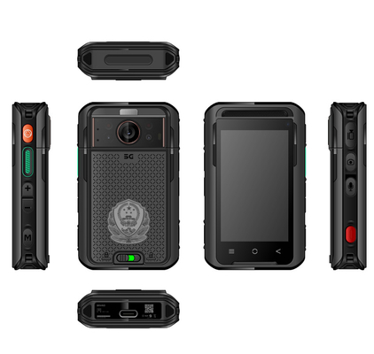 5G NR/SA Thermal Imaging Body Camera 4K HD 3500mah Dual Battery EIS 4G 64GB 3,1 inch LCD