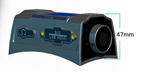 4g motorfiets helm camera berg 1080p Ip67 Mini