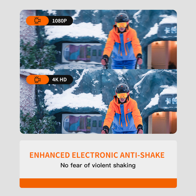 WIFI Real-Time Recording Ski helm camera ingebouwd in 1600MAH vervangbare batterij