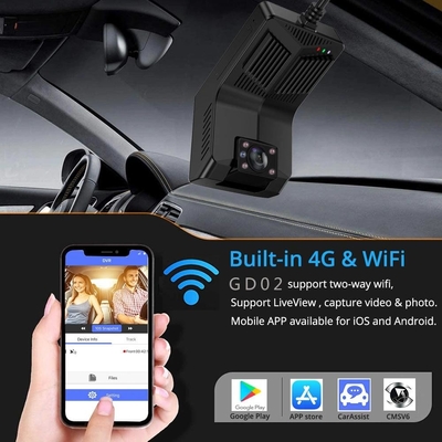 Sos App Control 4G Dashcam en GPS ADAS/DSM/BSD/PCW 4G mobiele DVR
