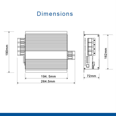 30A 390W DC-accu-oplader voor 12V-accu's Temperatuurcompensatie Lichtgewicht bij 1,5 kg