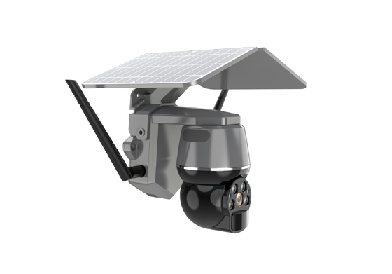 4G Solar CCTV Camera Hi3518E SoC Speaker Breed zichthoek 120 graden