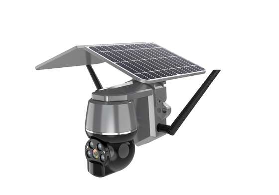 4G Solar CCTV Camera Hi3518E SoC Speaker Breed zichthoek 120 graden