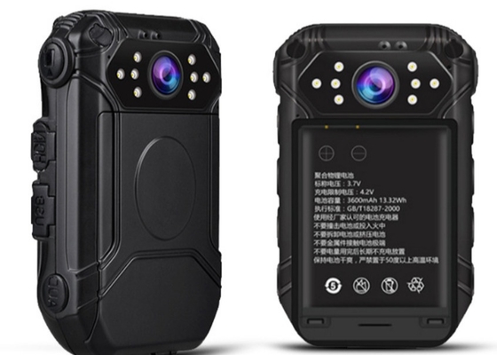 13MP nachtzicht politie body-worn camera met 120° Wide Angle en IP66 waterdicht