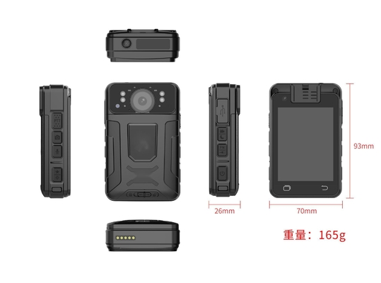1080p 4G body camera met GPS en 120 graden breedhoeklens met IP66