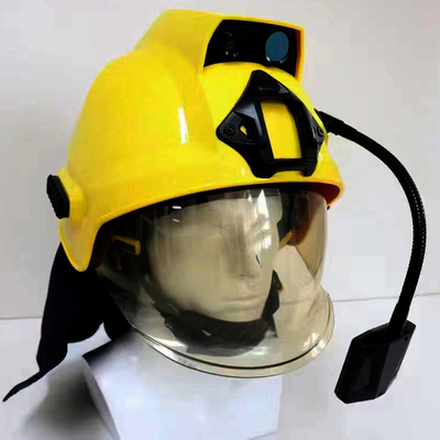 802.11b/g Protocol Brandweer Rescue Helmet Thermal Imaging Sensor Met 64GB TF Card En opslagcapaciteit