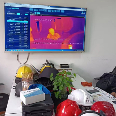Veiligheidscamera voor brandweer en technische reddingshelmen met thermische beeldsensor