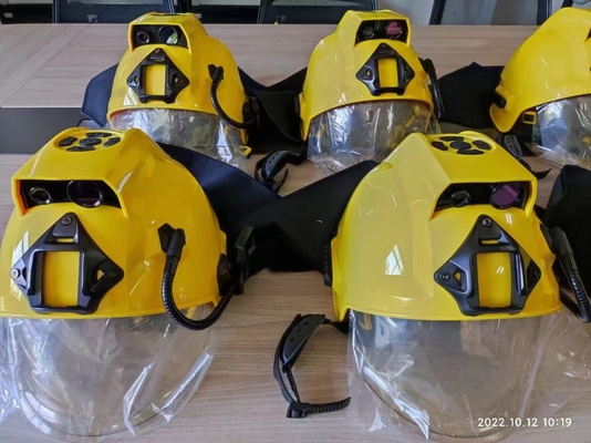 Veiligheidscamera voor brandweer en technische reddingshelmen met thermische beeldsensor