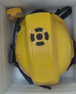 4G brandweerman reddingshelm geïntegreerde warmtebeeld sensor met live streaming 2 Way Talk