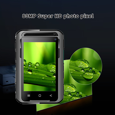 3.1 inch LCD 5G Body Worn Camera met 3500mAh Dual Battery EIS 4G 64GB RAM ROM