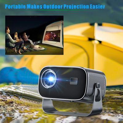 BT 5.0 Bluetooth Mini Draagbare Projector Met Meerdere Hoeken Aanpassing Keystone Correctie En LED Lichtbron Display Chip