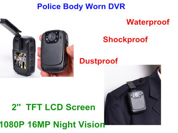 1080P Erkend het Registreertoestelfcc van politiedvr, Lichaam Versleten Videocamera32g TF Kaart