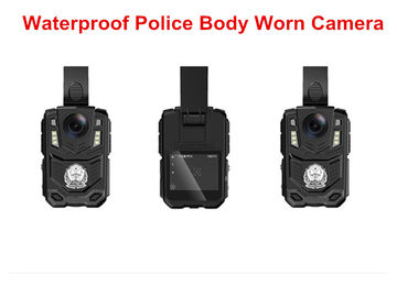 Politieman op batterijen Body Worn Cameras die, Politie Camera's dragen
