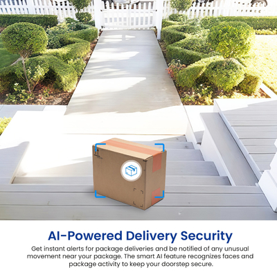 Ondersteun IR-nachtzicht Dual Camera Doorbell met tweerichtings audiocommunicatie en AI Human Recognition Photosensitive