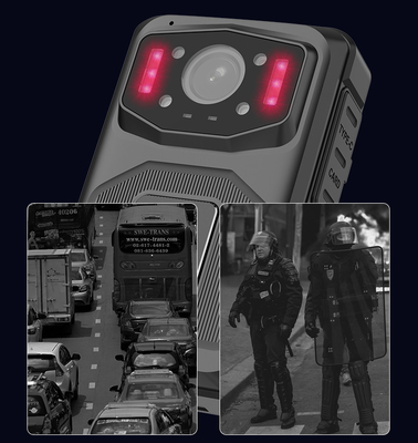 5.8GHz Wifi Politie Lichaamscamera's Max 256G Storage en Linux4.9 Chipset voor prestaties