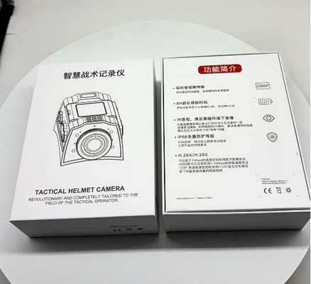 Professionele militaire helmcamera met 1920X1080 30P video codering resolutie en breed temperatuurbereik