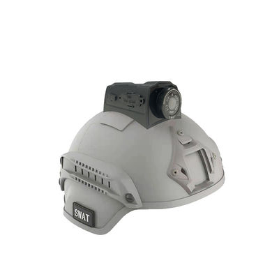 Live Streaming Tactische veiligheidshelmcamera met 2,4 GHz WiFi en 256kbps-8Mbps Video Bitrate