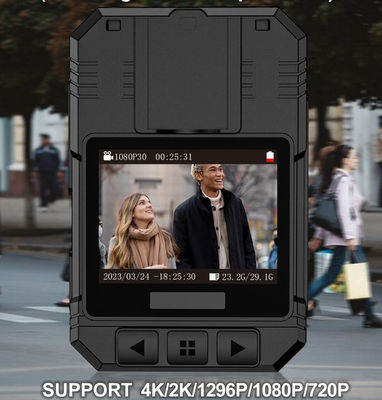 High Definition 4K Full HD Draagbare Bodycam Minicamera's Met 2 inch Display En 2500 Mah Battery