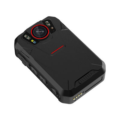 4G Wifi Bodycam Wetshandhaving Recorder 2.4 inch Touch LCD Scherm Batterij 2500 Mah Met SOS LED Rood En Blauw LED