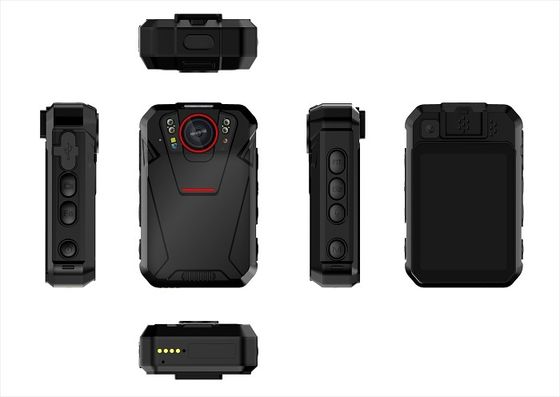 Hoogwaardige 4G waterdichte politiecamera's met GPS-tracking en CMSV6-platformsoftware