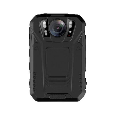 4K HD Android Body Worn Camera voor bewakers 2500 Mah Battery 4 White LED