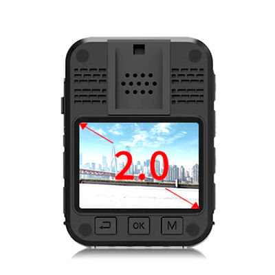2 inch GPS Persoonlijke Mini bodycamera met dubbele cameralens opname