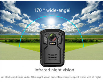 5000 bouwde de het Lichaamscamera van Mah Battery 4G HD 32GB-Verslag Video-audio Beeld in