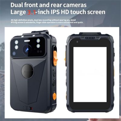 4G WiFi Live Stream GPS Tracking Body Worn Camera PTT Intercom