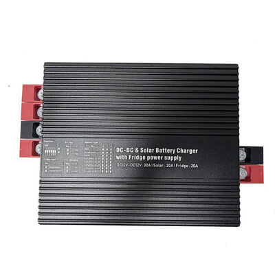 Voertuig DC/DC-generatoroplader Zonnepaneel MPPT DUO-invoer voor campervoertuigen