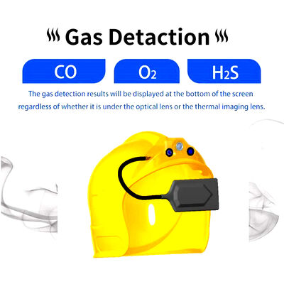 Thermische beeldvorming vuur hardhat helm infraroodcamera