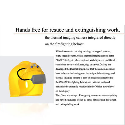 Thermische beeldvorming vuur hardhat helm infraroodcamera