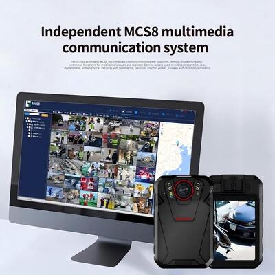 4G Wifi Bodycam Android systeem 2.4 inch touchscreen ONVIF RSTP