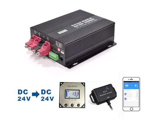 2026 Nieuwe 24V-24V B2B 50A MPPT 30A Dual Input DC en Solar Battery Charger
