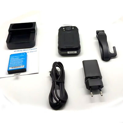 WiFi Android 12 Op het lichaam gedragen camera Onvif Rtsp 4G SIM Vms-systeem