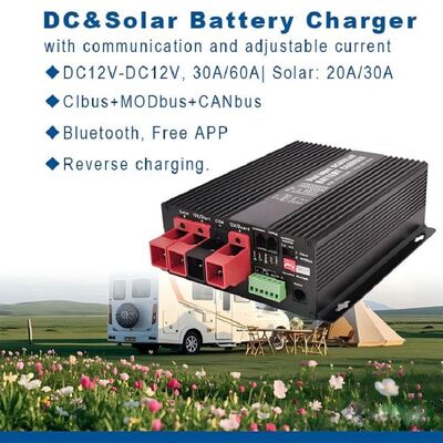 12V 30A 60A DC-DC zonnebatterijoplader Cibus Modbus Canbus