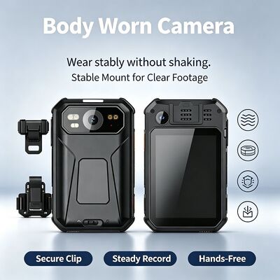 4G WiFi Live Streaming Body Worn Camera B28 Rtsp Rtmp Onvif