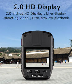 De Camera van 140 Graadwifi Lichaam Versleten/van de de Zakpolitie van de Verslag Videoveiligheid de Cameralichaamscamera 4K 2K 1080P